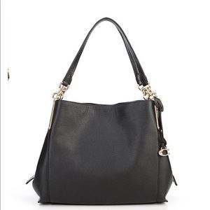 Authentic coach black leather dalton bag